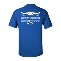 Adult 5.4oz 100% Cotton Tee-  Rays Swim Team Logo